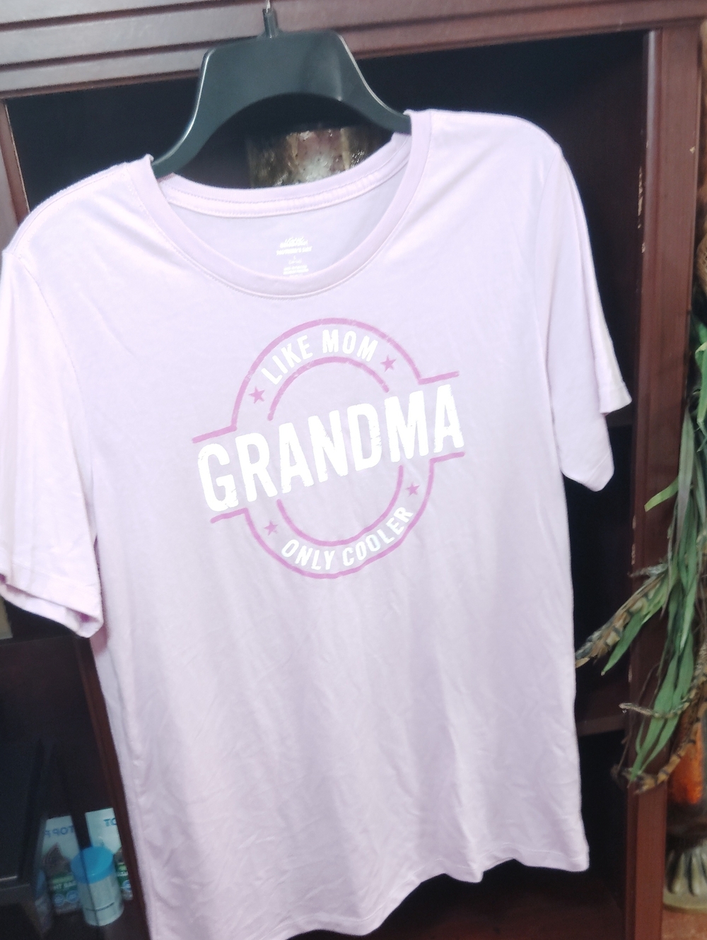 Celebrate It Light Pink "Grandma" Graphic Tee